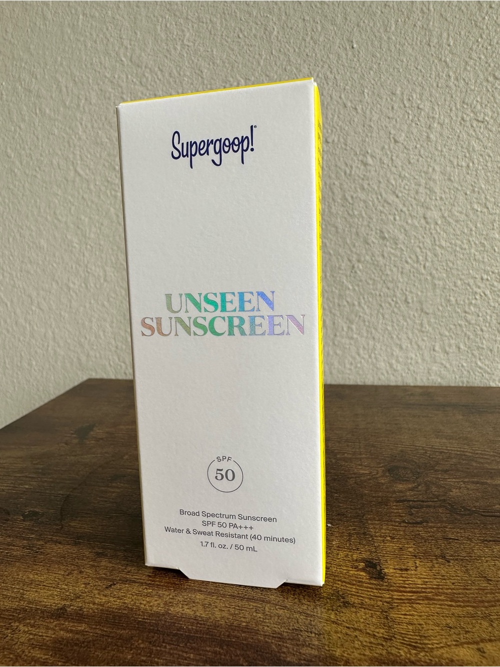 Supergoop Unseen Clear & Invisible Face Sunscreen